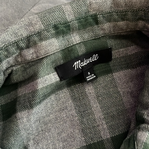 “Madewell Flannel Top size small” - Picture 2 of 6